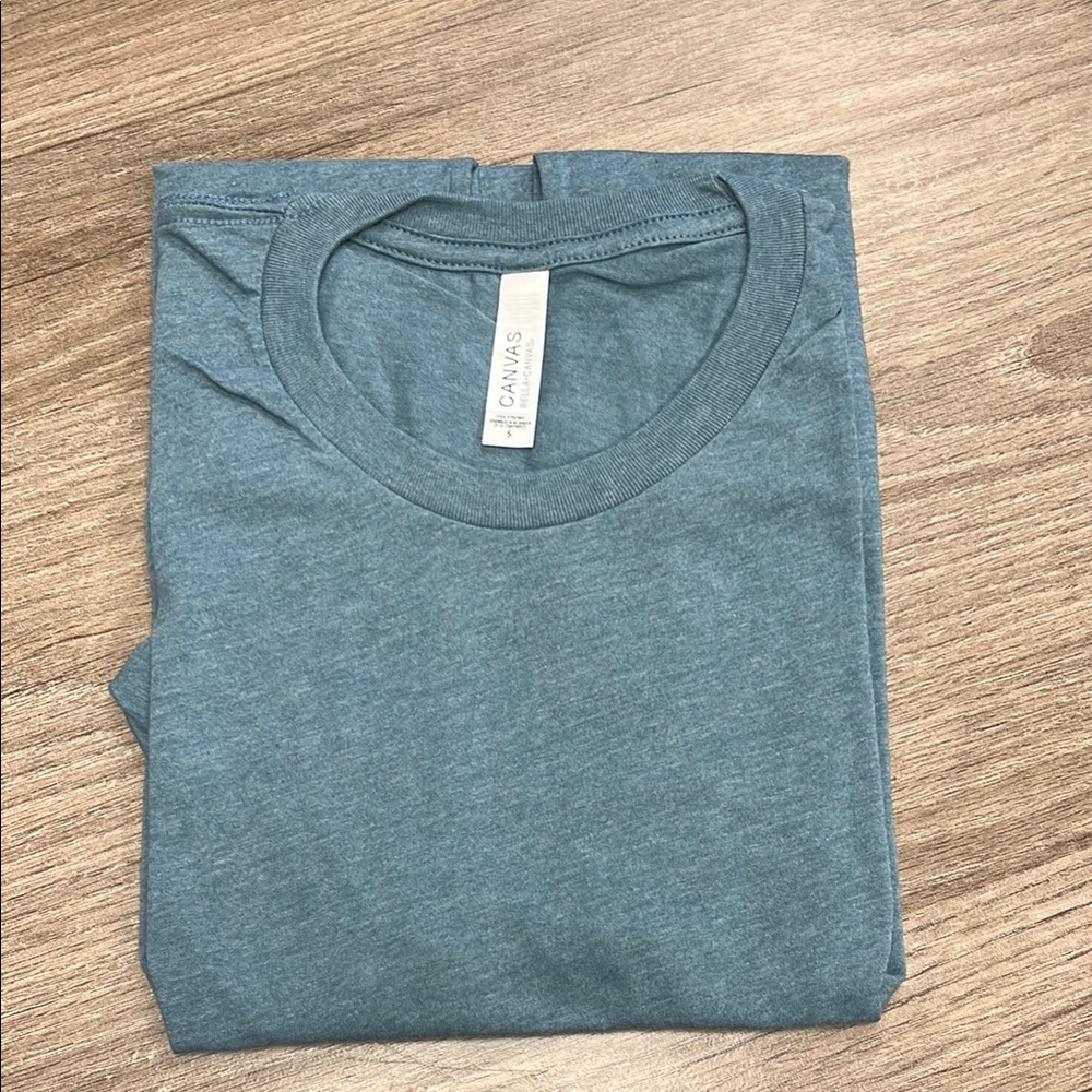 Bella Canvas Heathered Blue T-Shirt
